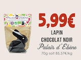 Lapin Chocolat Noir à Naturalia dans Grane