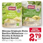 Aktuelles Originale Pesto Basilico Mezzelune oder Ricotta di Bufala & Spinaci Ravioli Angebot bei E center in Mannheim ab 2,79 €