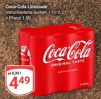 Aktuelles Limonade Angebot bei GLOBUS in Neuwied ab 4,49 €