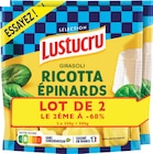 Girasoli Ricotta Épinards - LUSTUCRU SELECTION dans le catalogue Intermarché Hyper