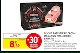 Bûche pâtissière façon macaron framboise - Erhard dans le catalogue Intermarché Hyper