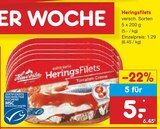 Heringsfilets Angebote bei Netto Marken-Discount Salzgitter für 1,29 €