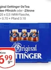 OeTea Tee-Pfirsich Angebote von Oettinger bei GLOBUS Viersen für 6,99 €