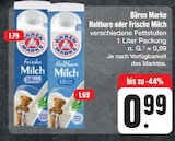 Haltbare oder Frische Milch Angebote von Bären Marke bei E center Coburg für 0,99 €