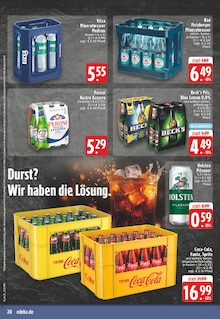 Cola im EDEKA Prospekt "Aktuelle Angebote" mit 28 Seiten (Lippstadt)