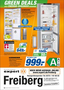 Kühlschrank im expert Prospekt "Top Angebote" mit 12 Seiten (Freiberg)