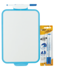 L'ardoise scolaire + 1 effacette + 2 feutres bleus - BIC Velleda - Stokomani à Châtenay-Malabry L'ardoise scolaire + 1 effacette + 2 feutres bleus - BIC Velleda en promo chez Stokomani Châtenay-Malabry à 1,99 €