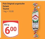 Original ungarische Salami Tourist bei GLOBUS im Erfurt Prospekt für 6,00 €