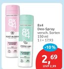 Deo-Spray von 8x4 für 2,69 € bei budni im Angebot Deo-Spray von 8x4 im aktuellen budni Prospekt