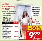Insektenschutzvorhang für Türen Angebote bei Netto Marken-Discount Bruchsal für 9,99 €