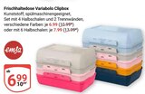 Frischhaltedose Variabolo Clipbox Angebote von emsa bei GLOBUS Speyer für 6,99 €