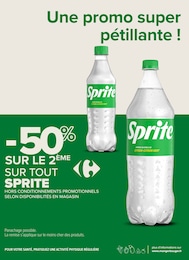 Prix et réduction Sprite dans le prospectus Carrefour Proximité en cours Offre Sprite dans le catalogue Carrefour Proximité du moment à la page 13