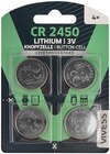 Lithium Knopfzellen CR2450 Angebote von VIVESS bei REWE Ansbach für 2,49 €