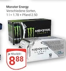 Aktuelles Monster Energy Angebot bei GLOBUS in Braunschweig ab 8,88 €
