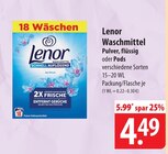 Lenor Waschmittel im Angebot bei famila Nordost in Neustadt Lenor Waschmittel Angebote bei famila Nordost Neustadt für 4,49 €