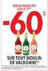 Intermarché Super Lyon - Promo -60% remise immédiate sur le 2ème sur tout Moulin de Valdonne Promo -60% remise immédiate sur le 2ème sur tout Moulin de Valdonne à dans le catalogue Intermarché Super à Lyon