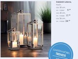 Edelstahl Laterne Angebote bei Zurbrüggen Essen für 9,99 €