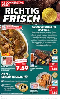 Schweinefilet im Kaufland Prospekt "KNÜLLER" mit 66 Seiten (Fürth)
