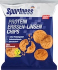Protein Erbsen-Linsen-Chips, BBQ-Geschmack von Sportness für 0,95 € bei dm-drogerie markt im Angebot Protein Erbsen-Linsen-Chips, BBQ-Geschmack von Sportness im aktuellen dm-drogerie markt Prospekt