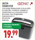 Aktenvernichter Angebote von Genie bei Marktkauf Düsseldorf für 19,99 €