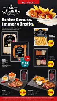 Fleisch im aktuellen Penny Prospekt (Karlsruhe) Fleisch im Penny Prospekt "Wer gĂĽnstig will, muss Penny." mit 44 Seiten (Karlsruhe)