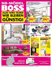 Ähnliches Angebot bei SB Möbel Boss in Prospekt "ALLES WIRD TEURER, WIR BLEIBEN GÜNSTIG!" gefunden auf Seite 12