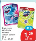 WC-Stein Power5 im Angebot bei budni in Hamburg WC-Stein Power5 Angebote von Domestos bei budni Hamburg für 1,29 €