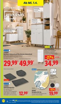 Badmöbel im Lidl Prospekt "LIDL LOHNT SICH" mit 71 Seiten (Hamm)