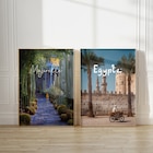 Set de 2 affiches décoratives 30x40cm en promo chez Maxi Bazar Set de 2 affiches décoratives 30x40cm dans le catalogue Maxi Bazar