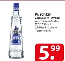 Puschkin Vodka oder Flavours bei famila Nordost in Bad Salzuflen Puschkin Vodka oder Flavours im Angebot bei famila Nordost Bad Salzuflen für 5,99 €