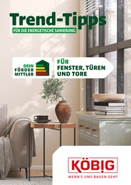 Köbig Baustoffe Prospekt "Trend-Tipps FÜR DIE ENERGETISCHE SANIERUNG" mit 9 Seiten (Mainz)