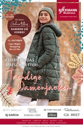 Modehaus Böckmann Prospekt für Osnabrück mit 16 Seiten Modehaus Böckmann Prospekt für Osnabrück: "Trendige Damenjacken", 16 Seiten, 28.09.2023 - 04.10.2023