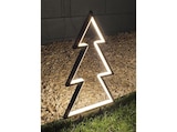 Gartenstecker "Tanne" mit Neonlichtband 153 warmweißen LED Weihnachtsbeleuchtung, Warmweiß von FHS im aktuellen MediaMarkt Saturn Prospekt für 33,99 €
