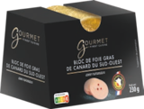 Bloc de foie gras de canard du Sud-Ouest - GOURMET FINEST CUISINE en promo à 11,49 € chez Aldi Bloc de foie gras de canard du Sud-Ouest - GOURMET FINEST CUISINE dans le catalogue Aldi