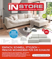 Aktueller Möbel Martin Prospekt mit Ecksofa, "Preiswerter. Schneller. Wohnen", Seite 1