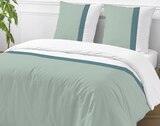 Parure housse de couette + 2 taies d'oreiller percale - DOMEDIA à 14,99 € dans le catalogue Intermarché Hyper