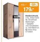 Kleiderschrank im Angebot bei Opti-Wohnwelt in Neubrandenburg Kleiderschrank Angebote bei Opti-Wohnwelt Neubrandenburg für 179,00 €