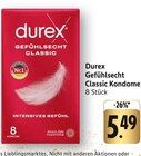 Gefühlsecht Classic Kondome Angebote von Durex bei E center Bietigheim-Bissingen für 5,49 €