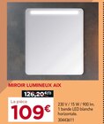 Promo Miroir lumineux à 109,00 € dans le catalogue Gedimat à Levallois-Perret