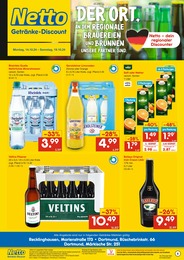 Netto Marken-Discount Prospekt: "DER ORT, AN DEM REGIONALE BRAUEREIEN UND BRUNNEN UNSERE PARTNER SIND.", 2 Seiten, 14.10.2024 - 19.10.2024