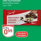 Aktuelles Alpenvollmilchschokolade Haselnuss Angebot bei GLOBUS in Trier ab 0,99 €