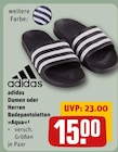 Badepantoletten Aqua von adidas im aktuellen REWE Prospekt für 15,00 €