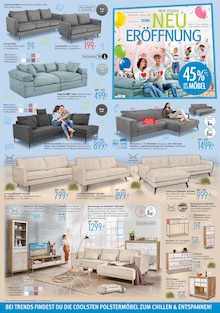 Couch im Trends Prospekt "WIR FEIERN NEUERÖFFNUNG" mit 8 Seiten (Bottrop)