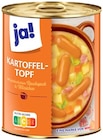 Chili con Carne oder Kartoffel-Topf Angebote von ja! bei REWE Dachau für 2,49 €