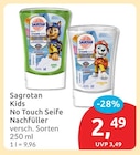 Kids No Touch Seife Nachfüller von Sagrotan für 2,49 € bei budni im Angebot Kids No Touch Seife Nachfüller von Sagrotan im aktuellen budni Prospekt