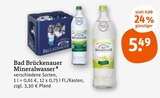 Mineralwasser im Angebot bei tegut in Würzburg Mineralwasser Angebote von Bad Brückenauer bei tegut Würzburg für 5,49 €