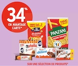 34% en avantage carte sur une sélection de produits - Ker Cadélac / Nutella / Kinder / Panzani - Intermarché à Montpellier 34% en avantage carte sur une sélection de produits - Ker Cadélac / Nutella / Kinder / Panzani en promo chez Intermarché Montpellier