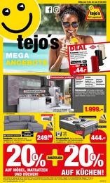 tejo's SB Lagerkauf Prospekt für Hüttenrode mit 12 Seiten tejo's SB Lagerkauf Prospekt für Hüttenrode: "MEGA ANGEBOTE", 12 Seiten, 15.08.2022 - 27.08.2022