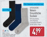 Venenfreundliche Socken von UP2FASHION im aktuellen ALDI Nord Prospekt für 4,99 €