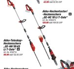 Akku-Hochentaster/-Heckenschere „GE-HC 18 Li T-Solo“ oder Akku-Teleskop-Heckenschere „GE-HH 18/45 Li T-Solo“ im toom Baumarkt Prospekt Akku-Hochentaster/-Heckenschere „GE-HC 18 Li T-Solo“ oder Akku-Teleskop-Heckenschere „GE-HH 18/45 Li T-Solo“ von im aktuellen toom Baumarkt Prospekt für 99,99 €